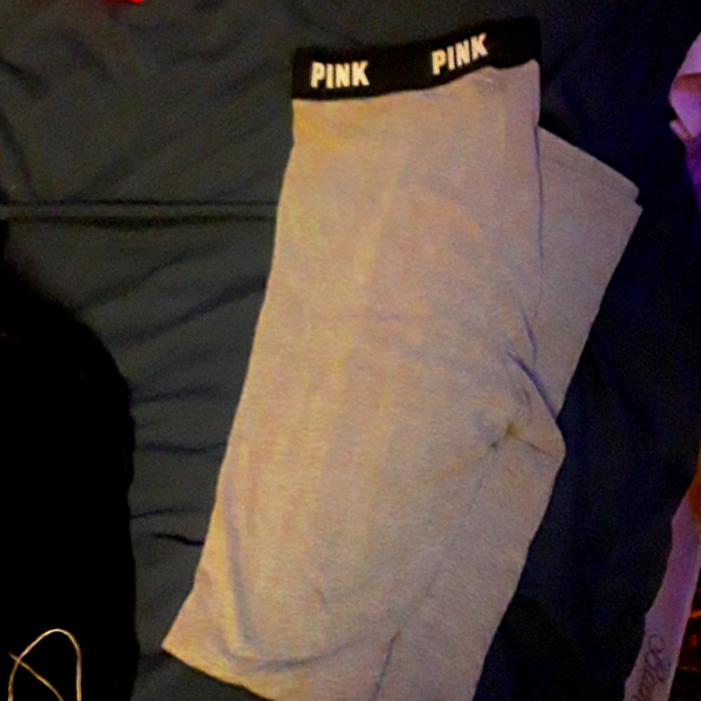 Gray Victoria's Secret Pink Leggings